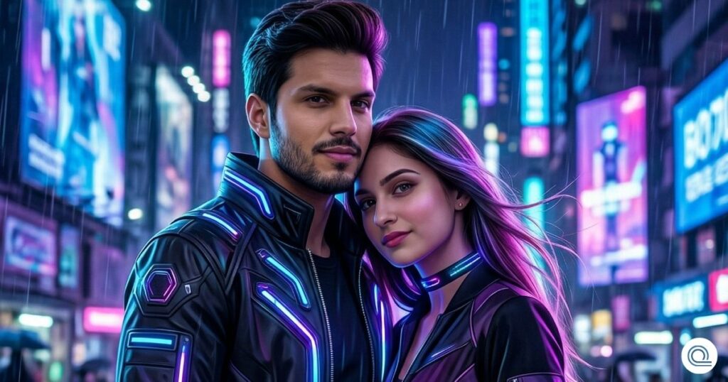 Night City Cyber Free Fire AI Photo Editing Prompt